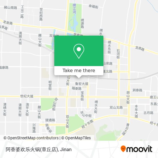 阿香婆欢乐火锅(章丘店) map
