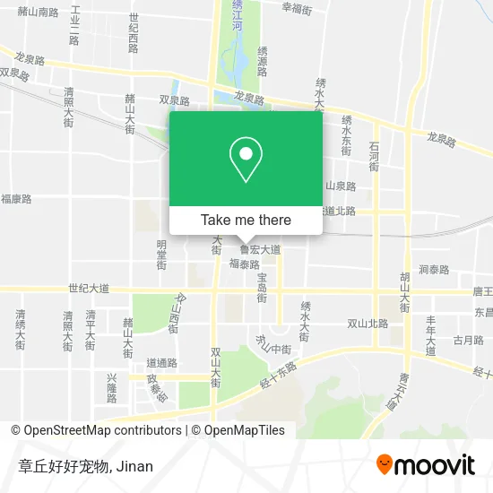 章丘好好宠物 map