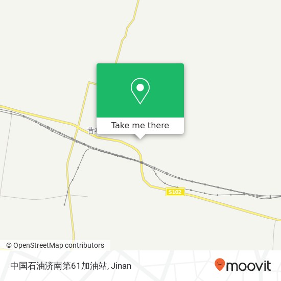 中国石油济南第61加油站 map