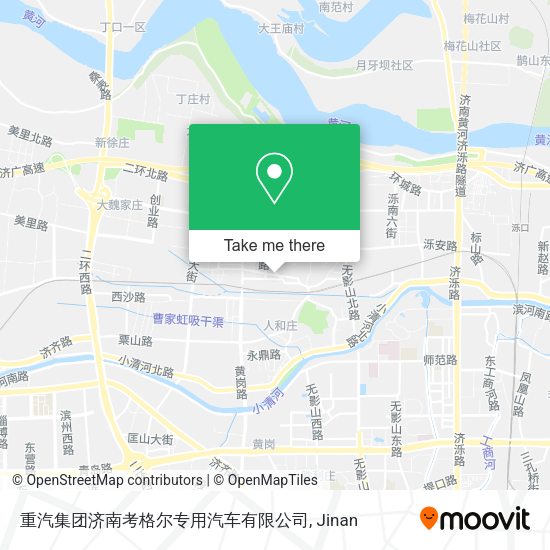 重汽集团济南考格尔专用汽车有限公司 map