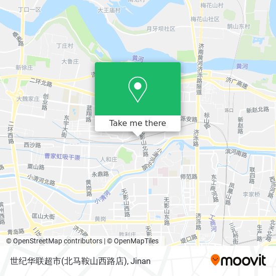 世纪华联超市(北马鞍山西路店) map