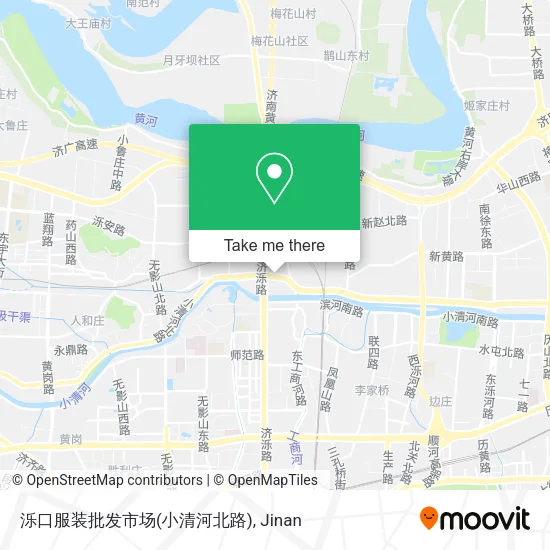 泺口服装批发市场(小清河北路) map