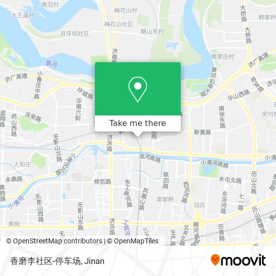 香磨李社区-停车场 map