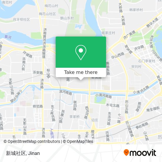 新城社区 map