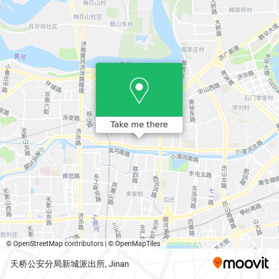 天桥公安分局新城派出所 map