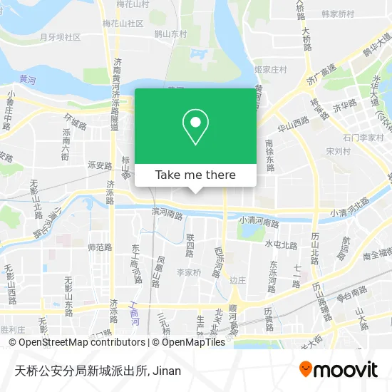 天桥公安分局新城派出所 map