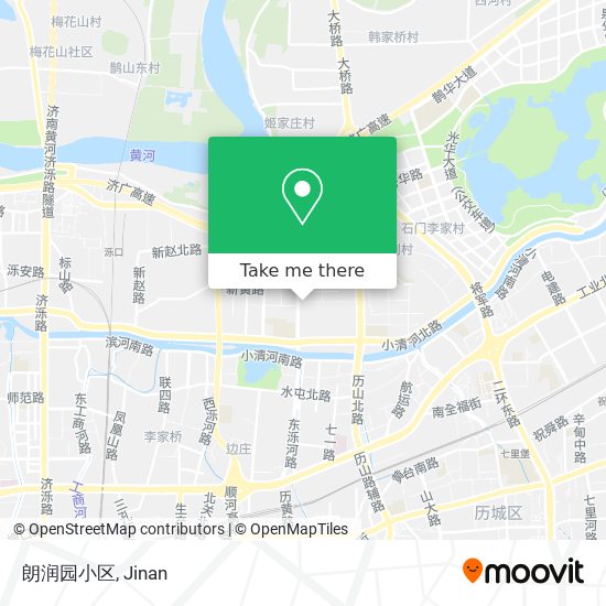 朗润园小区 map