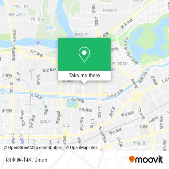 朗润园小区 map