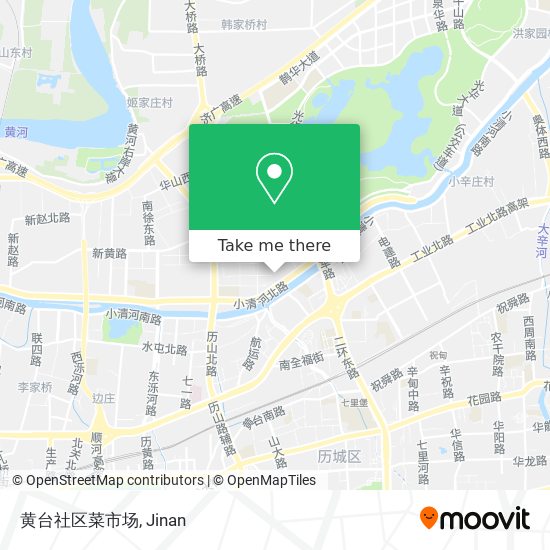 黄台社区菜市场 map