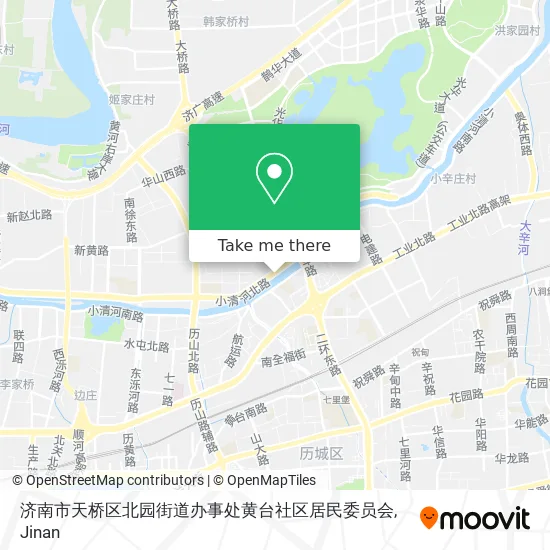 济南市天桥区北园街道办事处黄台社区居民委员会 map