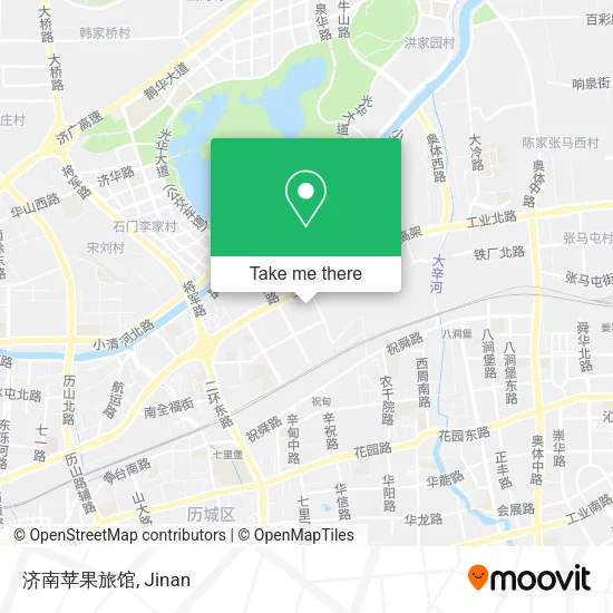 济南苹果旅馆 map