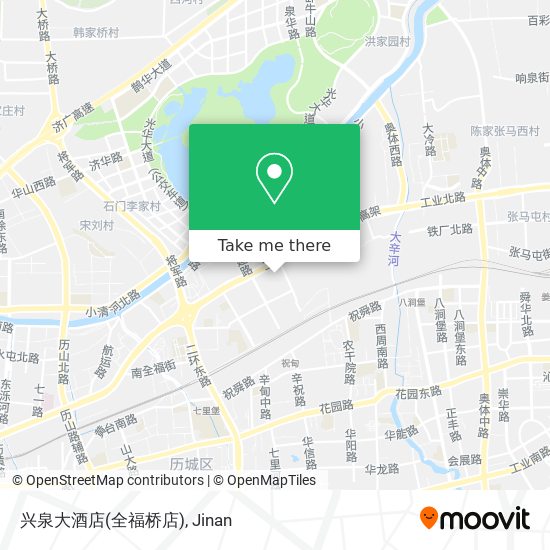 兴泉大酒店(全福桥店) map