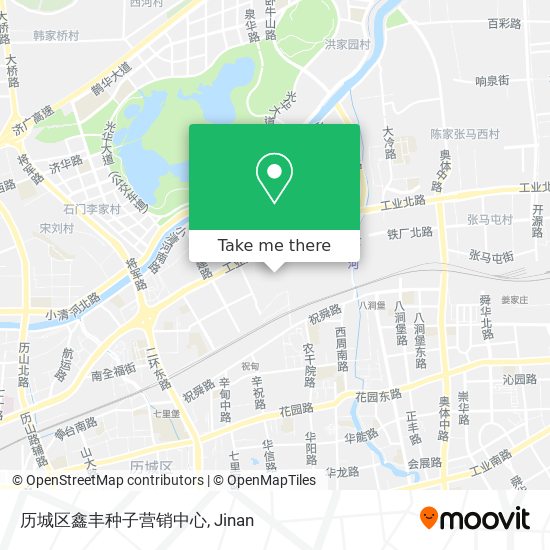 历城区鑫丰种子营销中心 map