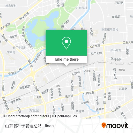 山东省种子管理总站 map