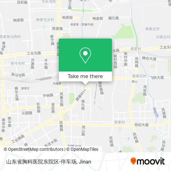 山东省胸科医院东院区-停车场 map