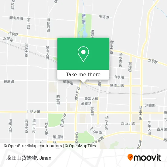 垛庄山货蜂蜜 map