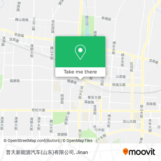 普天新能源汽车(山东)有限公司 map