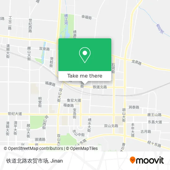 铁道北路农贸市场 map