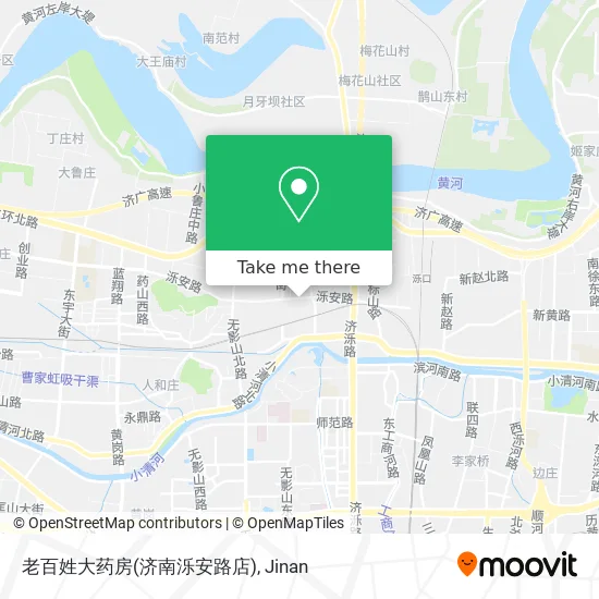老百姓大药房(济南泺安路店) map