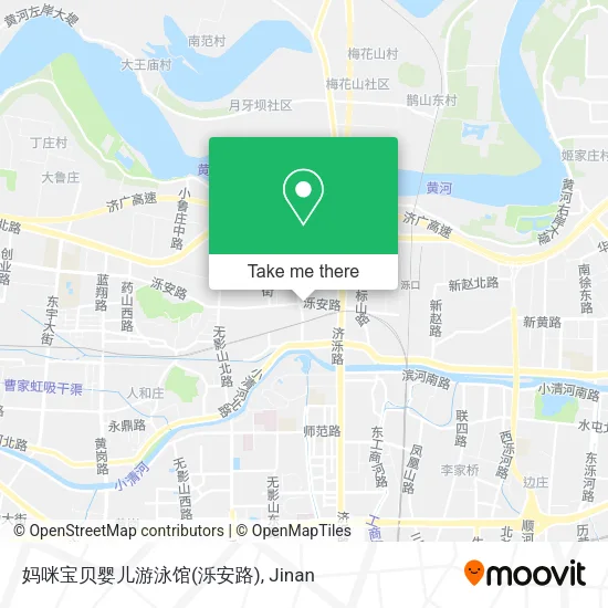 妈咪宝贝婴儿游泳馆(泺安路) map