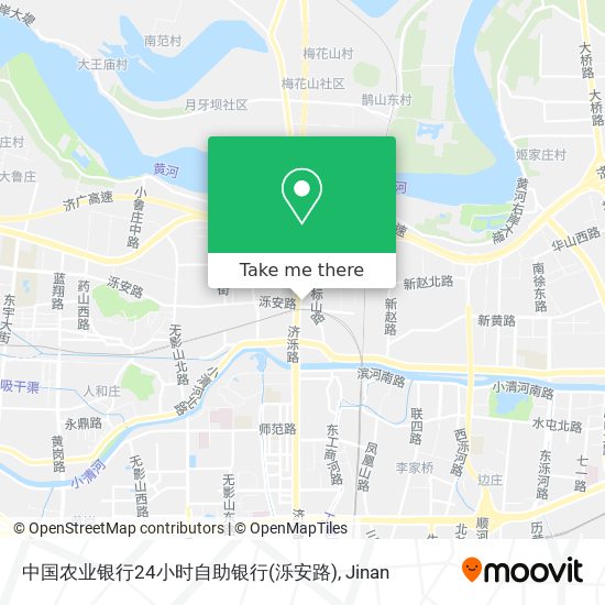 中国农业银行24小时自助银行(泺安路) map