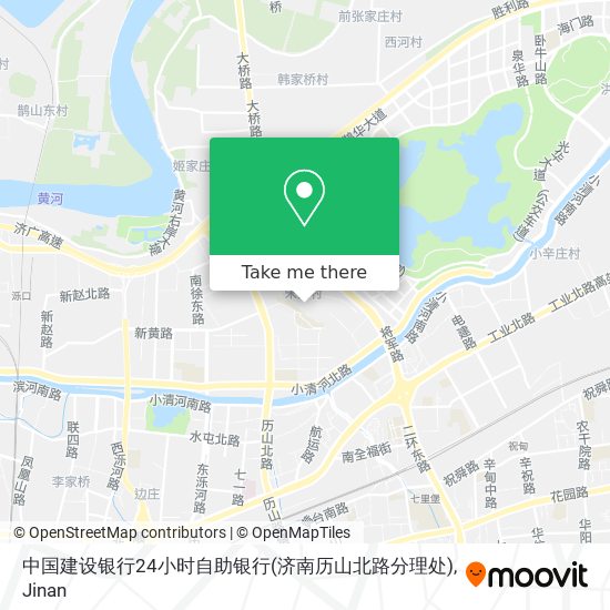 中国建设银行24小时自助银行(济南历山北路分理处) map