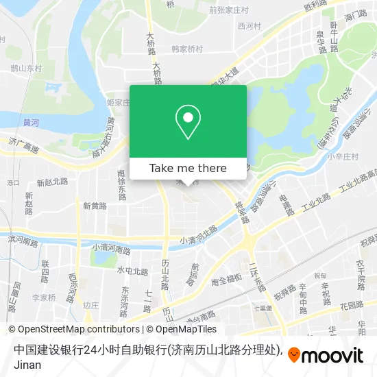 中国建设银行24小时自助银行(济南历山北路分理处) map
