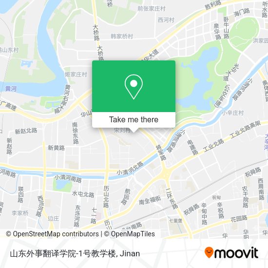 山东外事翻译学院-1号教学楼 map