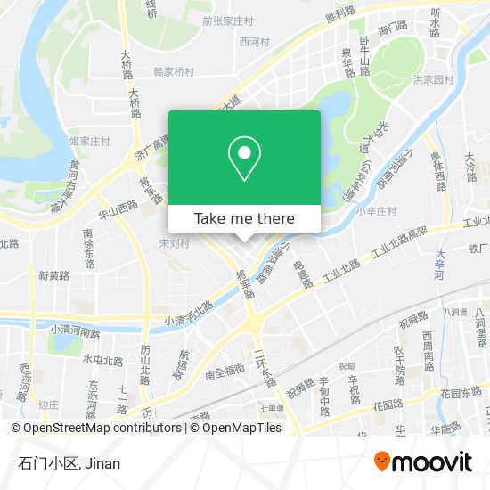 石门小区 map