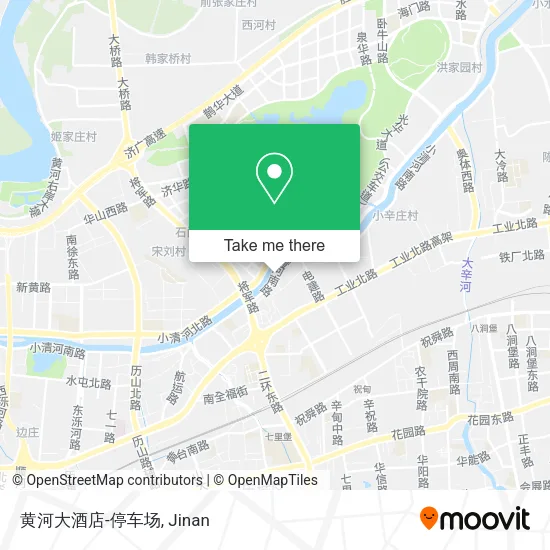 黄河大酒店-停车场 map