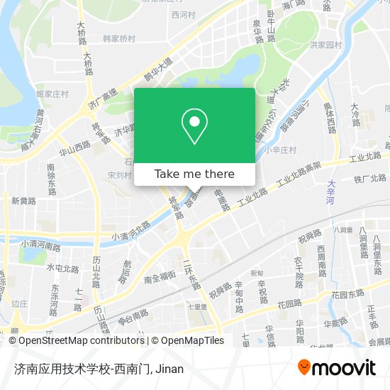 济南应用技术学校-西南门 map