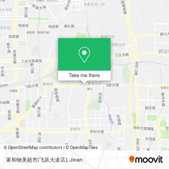 家和物美超市(飞跃大道店) map