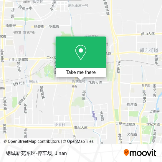 钢城新苑东区-停车场 map