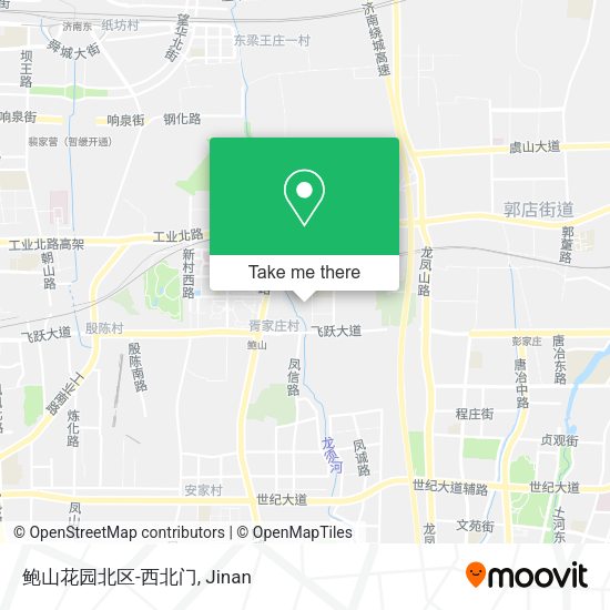 鲍山花园北区-西北门 map