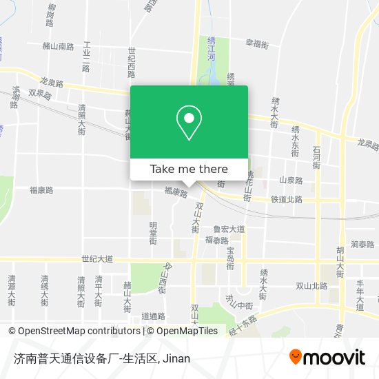 济南普天通信设备厂-生活区 map