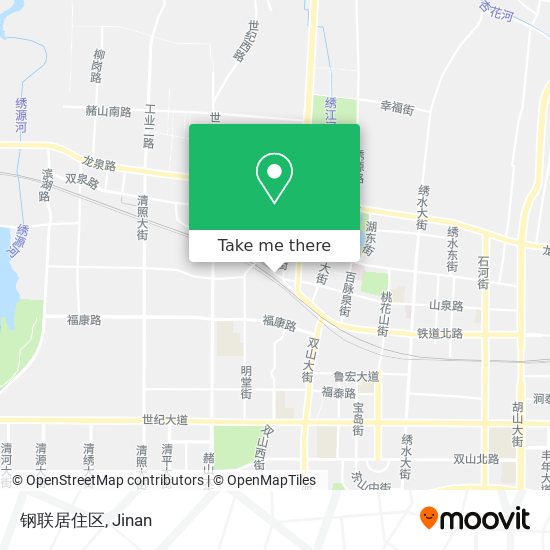 钢联居住区 map