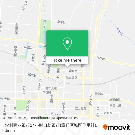 农村商业银行24小时自助银行(章丘区城区信用社) map