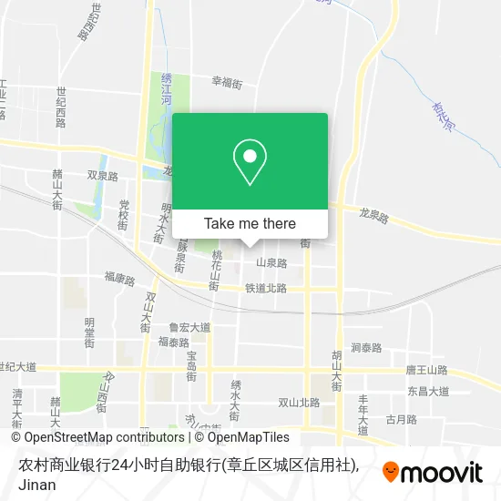 农村商业银行24小时自助银行(章丘区城区信用社) map