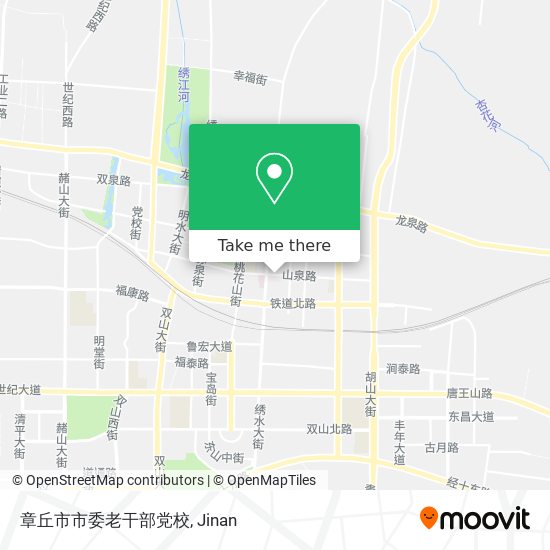 章丘市市委老干部党校 map