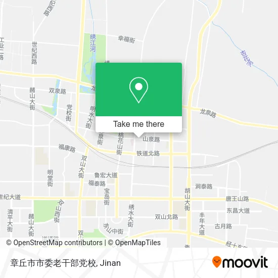 章丘市市委老干部党校 map