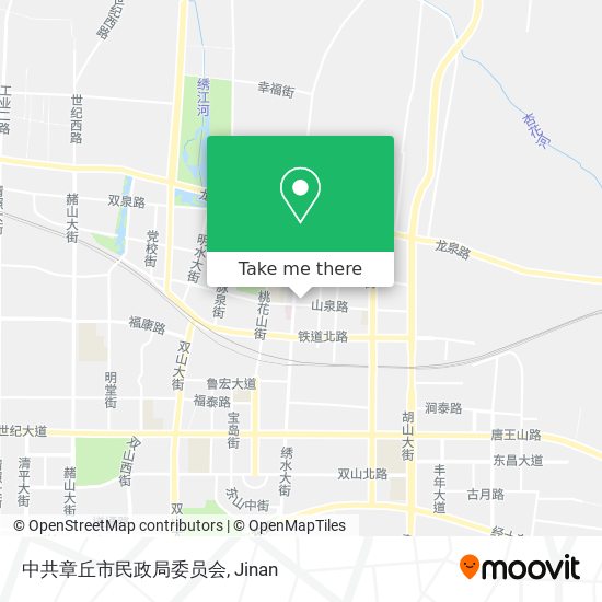 中共章丘市民政局委员会 map