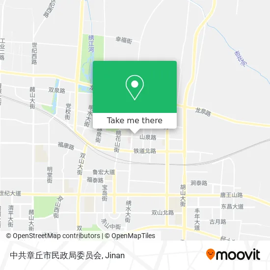 中共章丘市民政局委员会 map