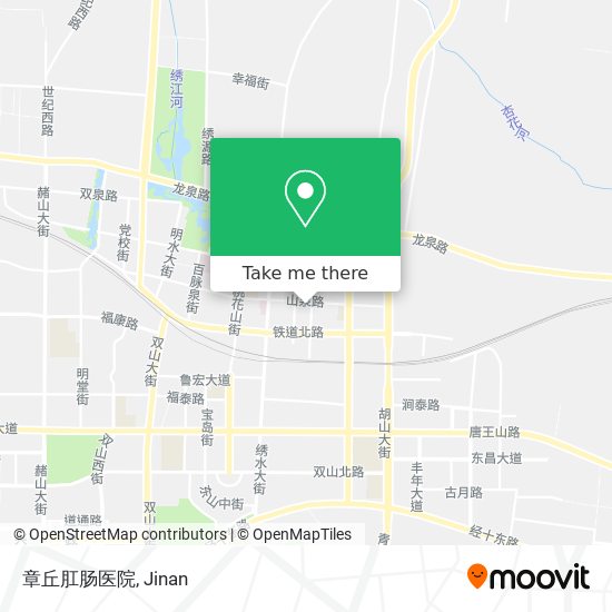 章丘肛肠医院 map