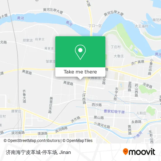 济南海宁皮革城-停车场 map