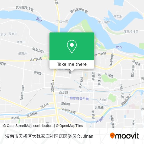 济南市天桥区大魏家庄社区居民委员会 map