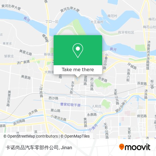 卡诺尚品汽车零部件公司 map