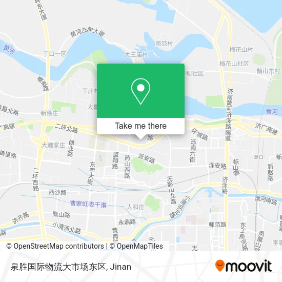 泉胜国际物流大市场东区 map
