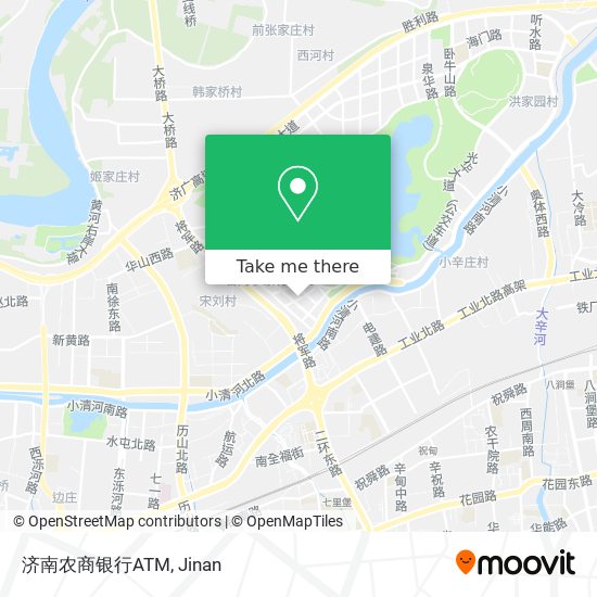 济南农商银行ATM map