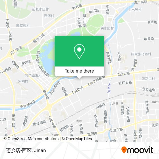 还乡店-西区 map