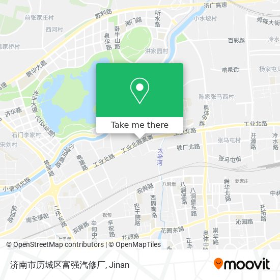 济南市历城区富强汽修厂 map